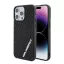 Karl Lagerfeld 3D Rubber Multi Logo Apple iPhone 15 Pro Max hátlap tok, fekete