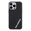 Karl Lagerfeld 3D Rubber Multi Logo Apple iPhone 15 Pro Max hátlap tok, fekete