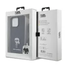 Karl Lagerfeld Crossbody Saffiano Monogram Metal Pin Apple iPhone 15 Pro Max hátlap tok, fekete