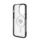 Karl Lagerfeld IML Choupette's Head MagSafe Apple iPhone 15 Pro hátlap tok, átlátszó