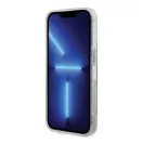 Karl Lagerfeld Karl&Choupette Glitter MagSafe Apple iPhone 15 Pro hátlap tok, átlátszó