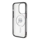 Karl Lagerfeld IML Karl's Head MagSafe Apple iPhone 15 Pro hátlap tok, átlátszó