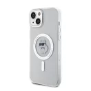 Karl Lagerfeld IML Choupette MagSafe Apple iPhone 15 Plus hátlap tok, átlátszó