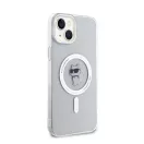Karl Lagerfeld IML Choupette MagSafe Apple iPhone 15 Plus hátlap tok, átlátszó