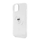 Karl Lagerfeld IML Choupette MagSafe Apple iPhone 15 Plus hátlap tok, átlátszó