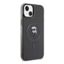 Karl Lagerfeld IML Ikonik MagSafe Apple iPhone 15 Plus hátlap tok, fekete