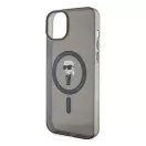 Karl Lagerfeld IML Ikonik MagSafe Apple iPhone 15 Plus hátlap tok, fekete