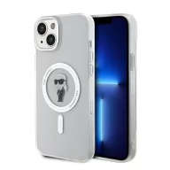   Karl Lagerfeld IML Ikonik MagSafe Apple iPhone 15 Plus hátlap tok, átlátszó