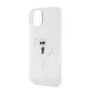 Karl Lagerfeld IML Ikonik MagSafe Apple iPhone 15 Plus hátlap tok, átlátszó