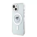 Karl Lagerfeld IML Choupette MagSafe Apple iPhone 15 hátlap tok, átlátszó