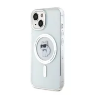   Karl Lagerfeld IML Choupette MagSafe Apple iPhone 15 hátlap tok, átlátszó