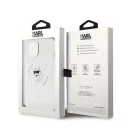 Karl Lagerfeld IML Choupette MagSafe Apple iPhone 15 hátlap tok, átlátszó
