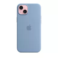 Apple iPhone 15 Plus MagSafe szilikon tok, télkék