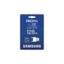 SAMSUNG Memóriakártya, PRO Plus + Reader microSDXC 128GB, CLASS 10, UHS-I, U3, V30, A2, R180/W130