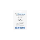 SAMSUNG Memóriakártya, PRO Endurance microSD kártya 32GB, CLASS 10, UHS-I (SDR104), + SD Adapter, R100/W30