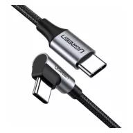  Ugreen US255 USB-C / USB-C gyorstöltő- és adatkábel, 60W, 2m, fekete
