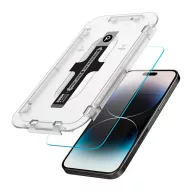   Phoner Master Clear Apple iPhone 15 Pro Tempered Glass kijelzővédő fólia felhelyező kerettel