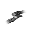 Uniq Osta Apple Watch 42/44/45/49mm fém szíj, fekete