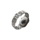 Uniq Osta Apple Watch 42/44/45/49mm fém szíj, titánium ezüst