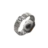   Uniq Osta Apple Watch 42/44/45/49mm fém szíj, titánium ezüst