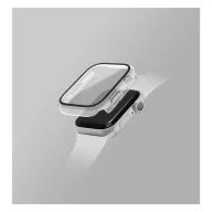   Uniq Nautic Apple Watch 45mm műanyag tok, kijelzővédő felülettel, átlátszó