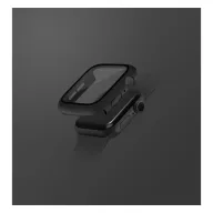  Uniq Nautic Apple Watch 45mm műanyag tok, kijelzővédő felülettel, fekete