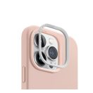 Uniq Lino Hue Apple iPhone 15 Pro Magsafe Szilikon tok, rózsaszín