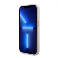   Guess 4G Stripe Apple iPhone 14 Pro szilikon Magsafe hátlap tok, rózsaszín