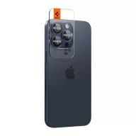   Spigen Glas.tR EZ Fit Optik Pro Apple iPhone 14 Pro / 14 Pro Max / 15 Pro / 15 Pro Max / 16 Pro / 16 Pro Max / 17 Pro / 17 Pro Max, Tempered kameralencse-védő fólia, kék titánium (2db)
