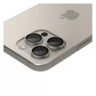   Spigen Glas.tR EZ Fit Optik Pro Apple iPhone 14 Pro / 14 Pro Max / 15 Pro / 15 Pro Max / 16 Pro / 16 Pro Max / 17 Pro / 17 Pro Max, Tempered kameralencse-védő fólia, natúr titánium (2db)
