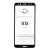 Samsung Galaxy A60 SM-A606F, Kijelzővédő fólia, ütésálló fólia (az íves részre is!), Tempered Glass (edzett üveg), fekete