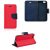 Samsung Galaxy A50 / A50s / A30s, Oldalra nyíló tok, stand, Fancy Book, piros