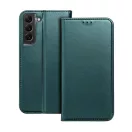 Samsung S24 Smart Magneto flip tok, sötét zöld