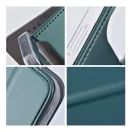 Samsung S24 Smart Magneto flip tok, sötét zöld