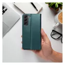 Samsung S24 Smart Magneto flip tok, sötét zöld