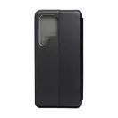 Forcell Elegance oldalra nyíló hátlap tok Samsung S24, ULTRA fekete