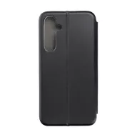   Forcell Elegance oldalra nyíló hátlap tok Samsung S24, PLUS fekete