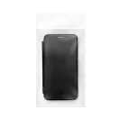 Forcell Elegance oldalra nyíló hátlap tok Samsung S24, fekete