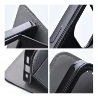 Magneto Samsung Galaxy S24 PLUS mágneses flip tok, fekete