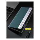 Apple iPhone 12 / 12 Pro, oldalra nyíló tok, piros