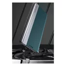 Apple iPhone 12 / 12 Pro, oldalra nyíló tok, piros