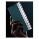 Apple iPhone 12 / 12 Pro, oldalra nyíló tok, piros