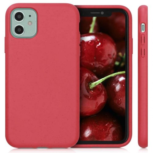 Apple iPhone 7 / 8 / SE (2020) / SE (2022), Bioplasztik tok, környezetbarát, Wooze Bio, piros
