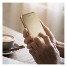 Forcell Elegance oldalra nyíló hátlap tok Samsung S24 arany