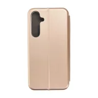   Forcell Elegance oldalra nyíló hátlap tok Samsung S24 PLUS arany