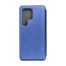 Forcell Elegance oldalra nyíló hátlap tok Samsung S24 ULTRA kék