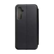   Forcell Elegance oldalra nyíló hátlap tok Samsung Galaxy S23 FE, fekete