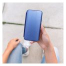 Forcell Elegance oldalra nyíló hátlap tok Samsung Galaxy S23 FE, kék