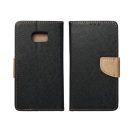 Fancy Samsung Galaxy S23 FE flip tok, fekete / arany
