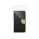 Fancy Samsung Galaxy S23 FE flip tok, fekete / arany